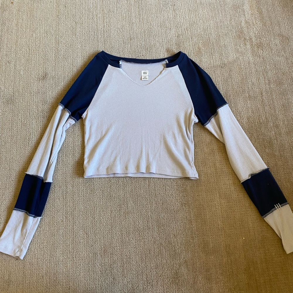 Urban Outfitters long sleeve crop shirt